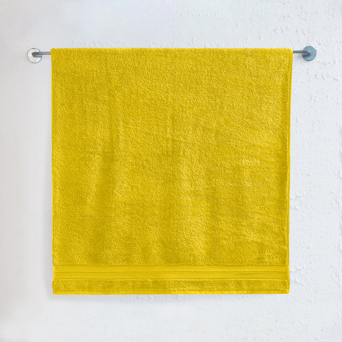 1-Piece Premium Turkish Cotton Three Line Popcorn Jumbo Towel, 35x 70 inch