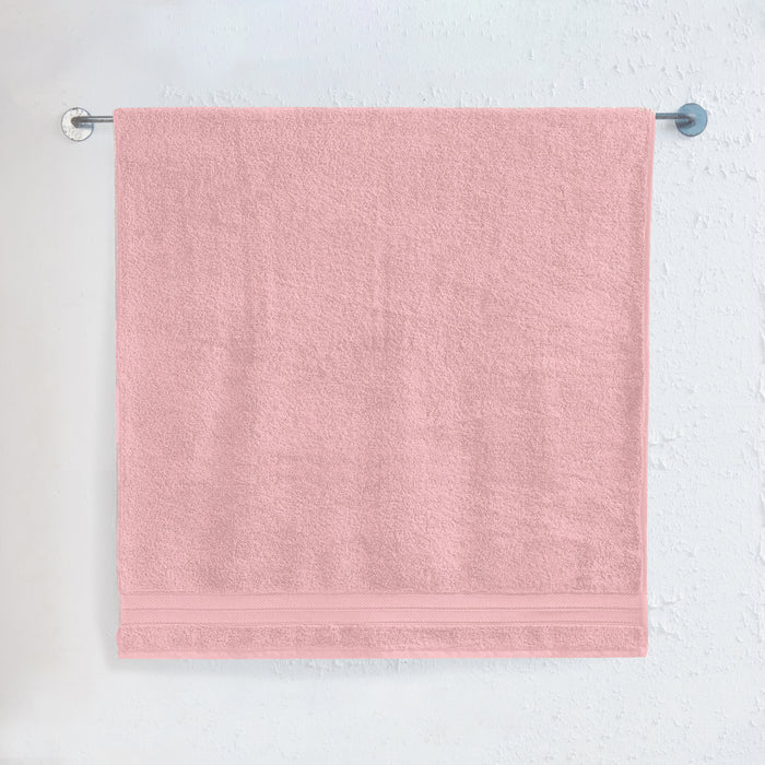 1-Piece Premium Turkish Cotton Three Line Popcorn Jumbo Towel, 35x 70 inch