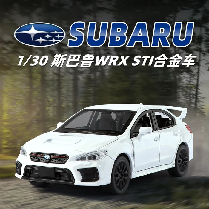 1:30 WRX STI Alloy Car Model Ornament Toy Gift Diecast Alloy Car Model Collectible
