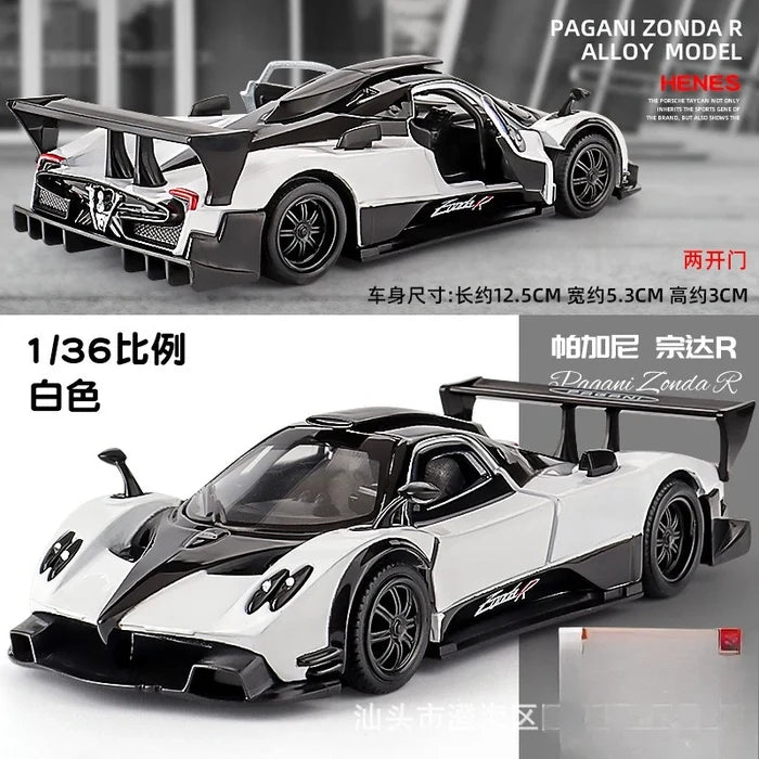 1:36 Utopia Zonda Huayra Alloy Sports Car Model Boys Toy Cars Advanced Collection