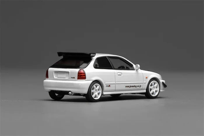 1:64 Civic TYPE R (EK9) j's Racing White Diecast Collector's Vehicle Model Car