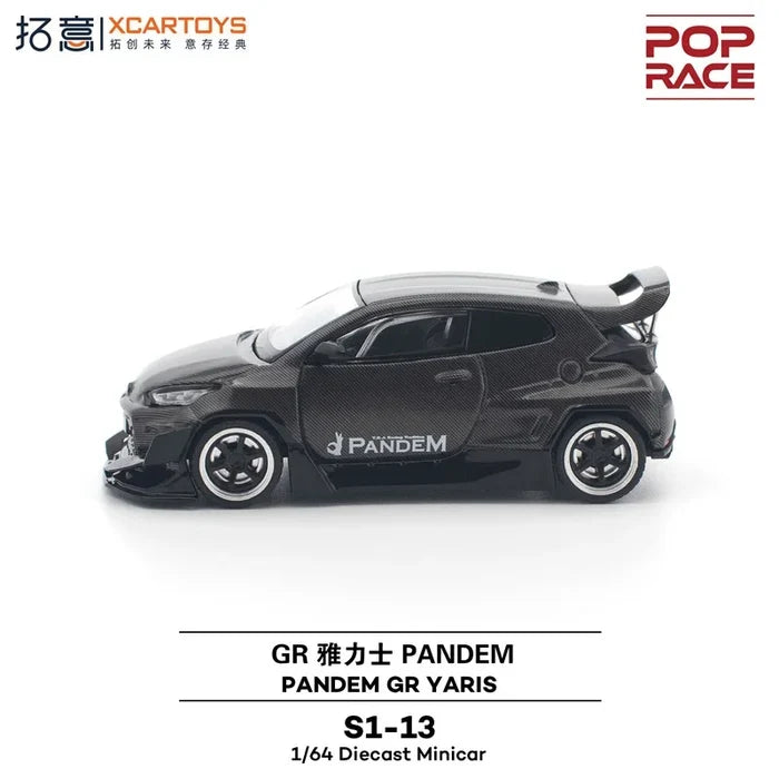 1:64 PANDEM GR YARIS Carbon Edition Diecast Collector's Vehicle Model Car