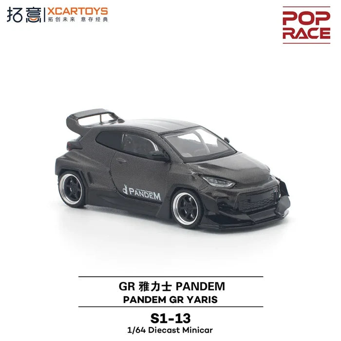 1:64 PANDEM GR YARIS Carbon Edition Diecast Collector's Vehicle Model Car