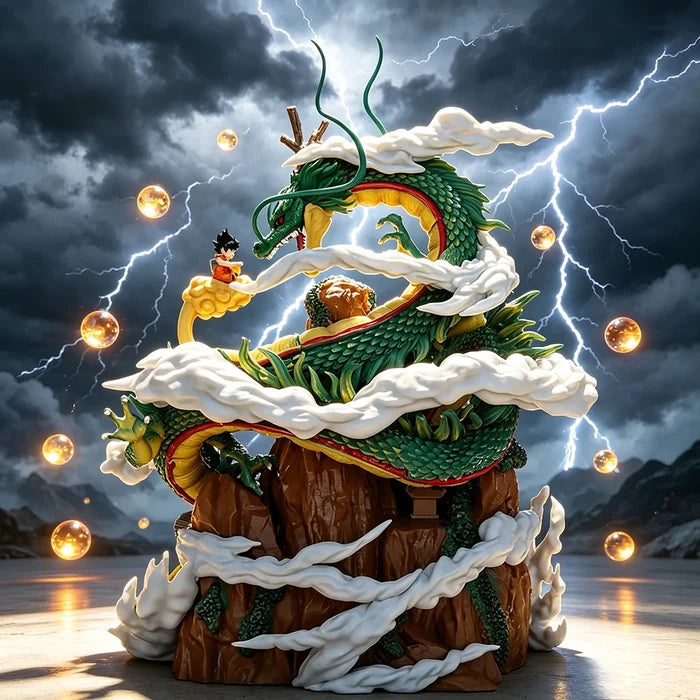 18.5cm/7.28in Anime Dragon Ball Z Figure Shenron Goku Action Figures Pvc Collection Model Toys for Gifts