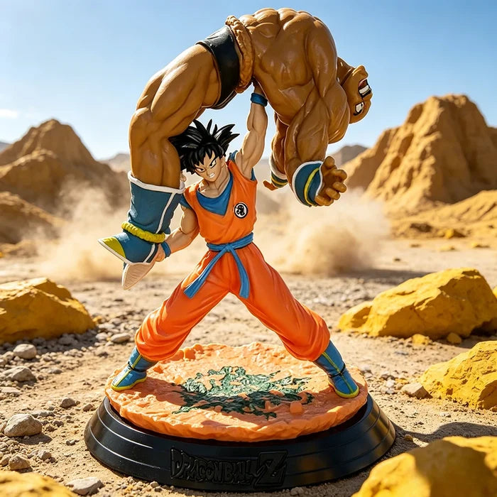 20cm/7.87in Anime Dragon Ball Z Figure Goku VS Nappa Action Figures Pvc Collection Model Toys for Gifts