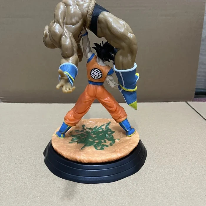 20cm/7.87in Anime Dragon Ball Z Figure Goku VS Nappa Action Figures Pvc Collection Model Toys for Gifts