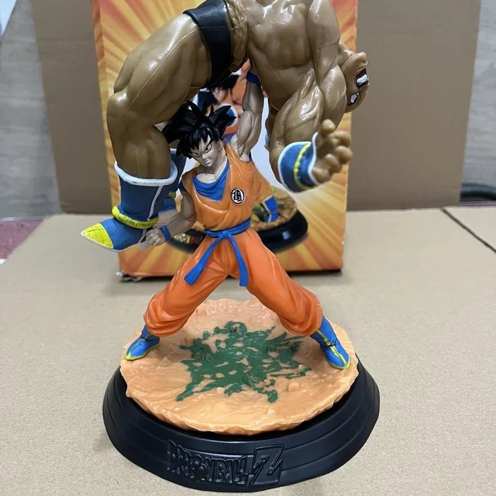 20cm/7.87in Anime Dragon Ball Z Figure Goku VS Nappa Action Figures Pvc Collection Model Toys for Gifts