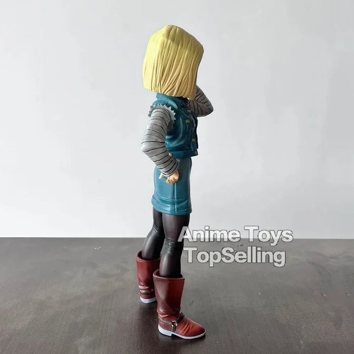 27cm Anime Dragon Ball Z Figure Android 18 Action Figures Pvc Statue Ornamen Collection Model Toys Gifts