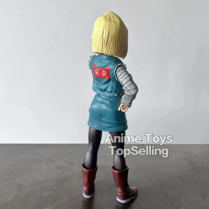 27cm Anime Dragon Ball Z Figure Android 18 Action Figures Pvc Statue Ornamen Collection Model Toys Gifts