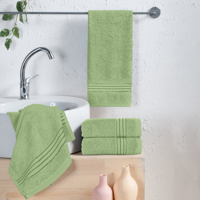 4-Pack Premium Turkish Cotton Hand Towel Set, 16 x 28 inch