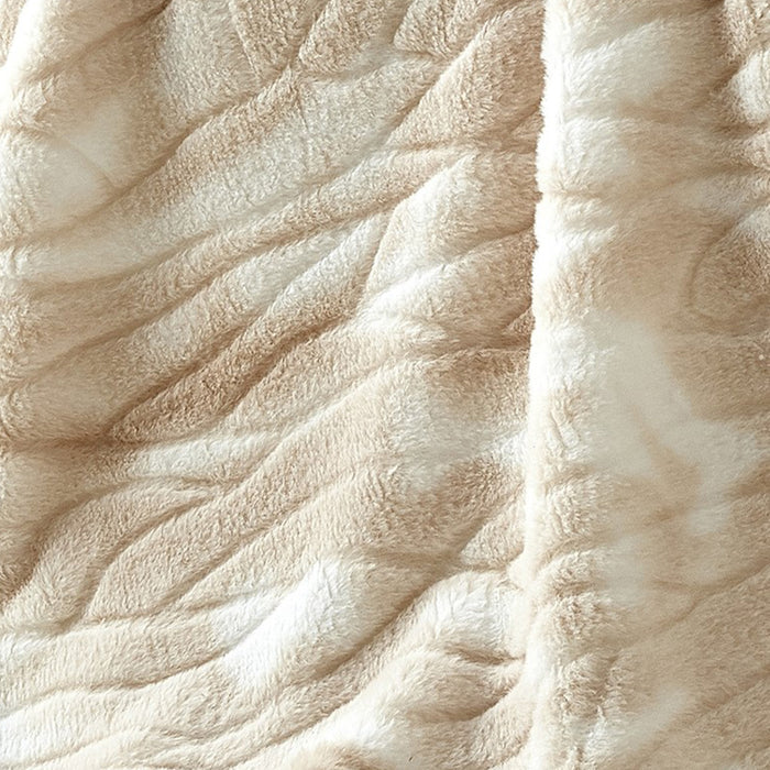 50" x 60" Printed Sherpa Back Throw