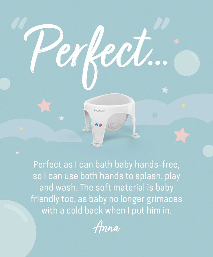 Angelcare Bath Seats Angelcare Aqua Soft Touch Baby Bath Seat - Grey