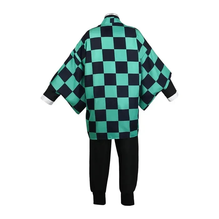 Anime Kamado Cosplay Cosplay Costume Wig Mask Kimono Coat Halloween Uniform Adult Children