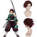 Anime Kamado Cosplay Cosplay Costume Wig Mask Kimono Coat Halloween Uniform Adult Children