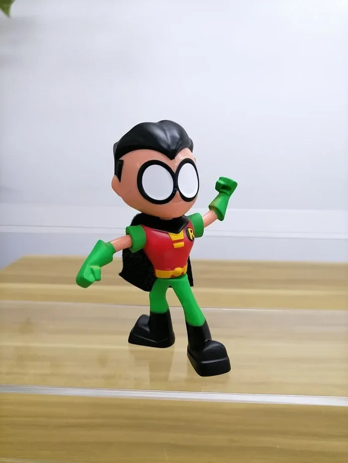 Anime Teenes Titansgos Robin Action Figure Turnable Battle Doll Collection Ornaments Children Gifts