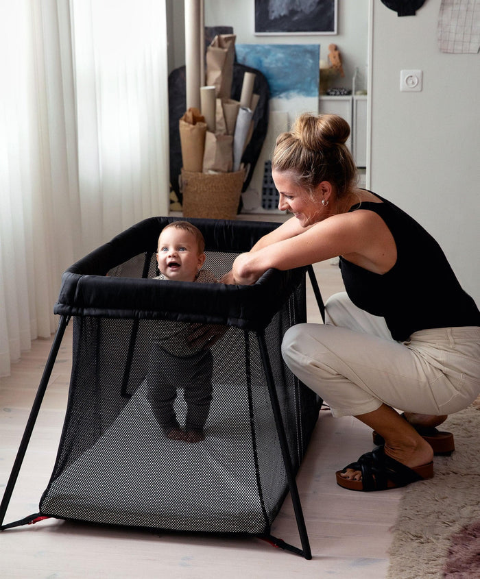 BabyBjorn Babaybjorn Travel Cot Light - Black