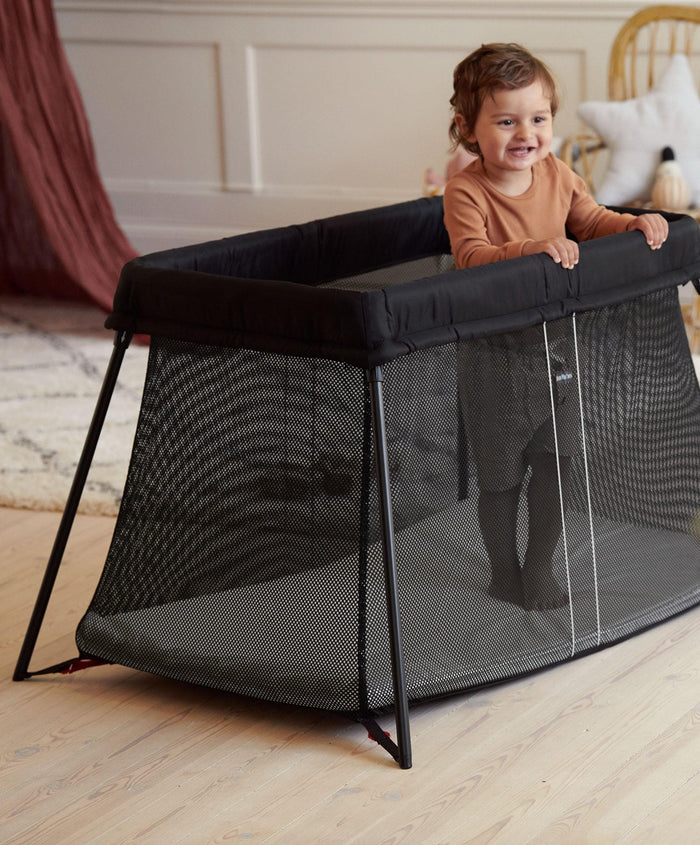 BabyBjorn Babaybjorn Travel Cot Light - Black