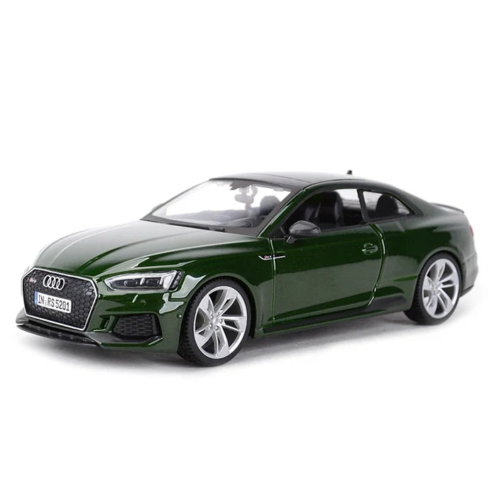 Bburago 1:24 Audi RS5 Coupe Red Sports Car Static Die Cast Vehicles Collectible Model Car Toys