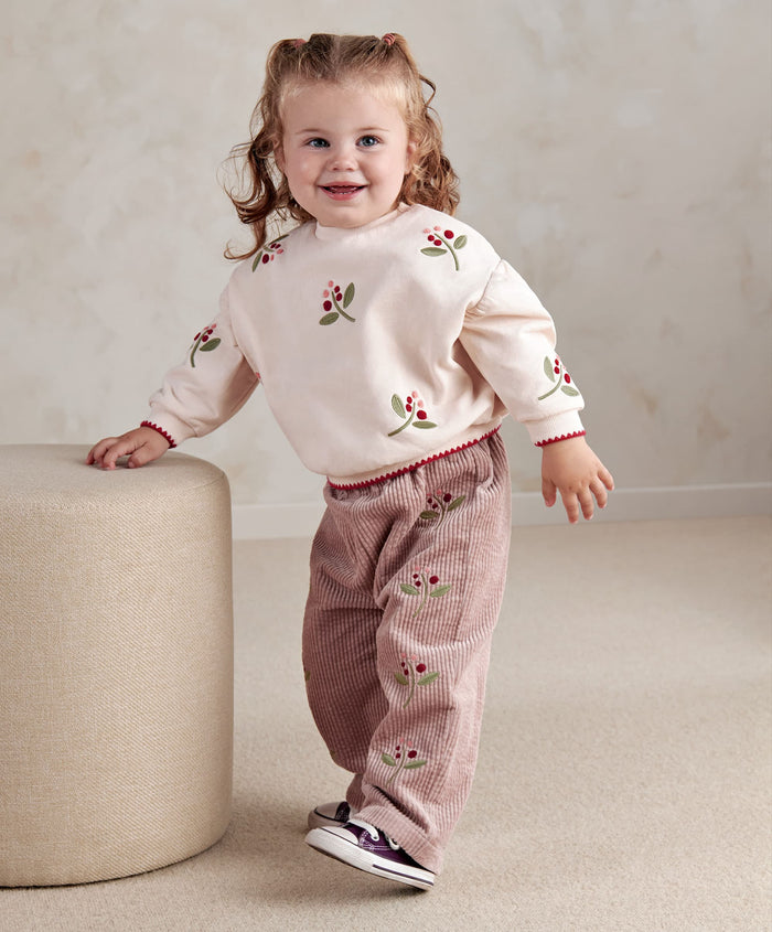 Mamas & Papas Jumpers & Knitwear Berry Sweatshirt