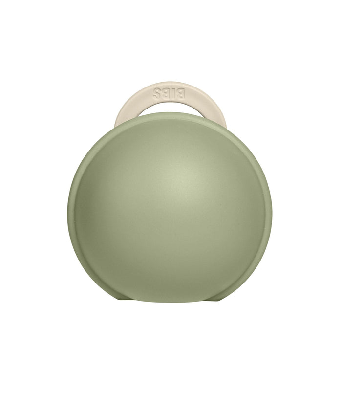 Bibs World Soothers BIBS Colour Pacifier Round Latex Size 1 Ivory & Pacifier Case Mini - Sage
