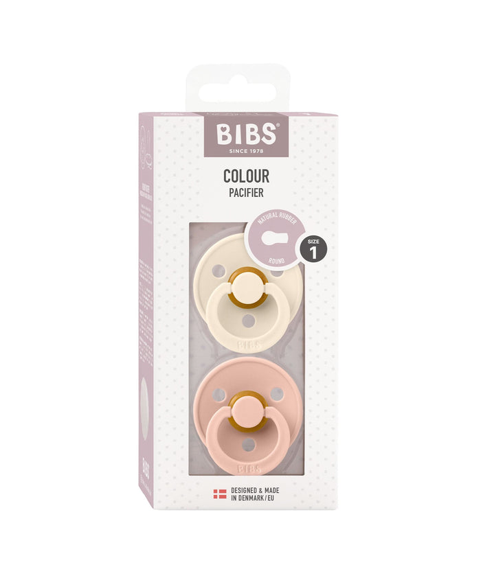 Bibs World Soothers BIBS Dummies Bundle Size 1 (3 Pieces) – Blush