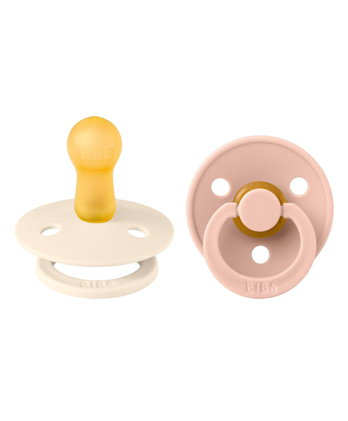 Bibs World Soothers BIBS Dummies Bundle Size 1 (3 Pieces) – Blush/Ivory