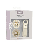 Bibs World Soothers BIBS Pacifier & Loop Clip Gift Set - Vanilla