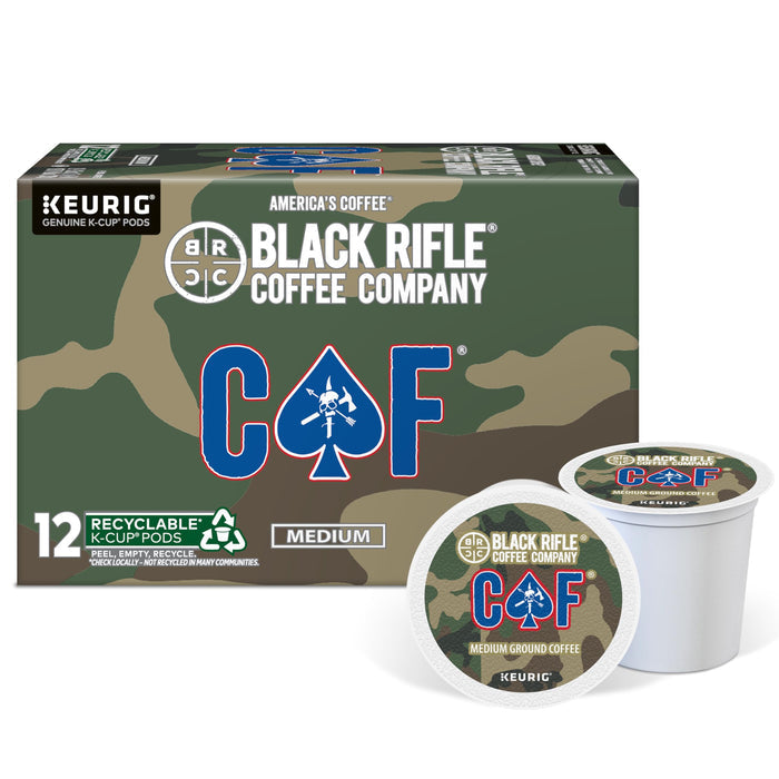 Black Rifle Coffee Company Medium Roast K Cups (CAF, 72 Count)