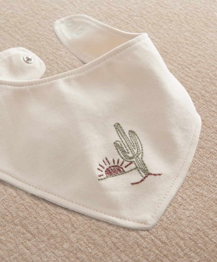 Mamas & Papas Bibs & Muslins Blank Blue Bandana Bibs (Pack of 3)