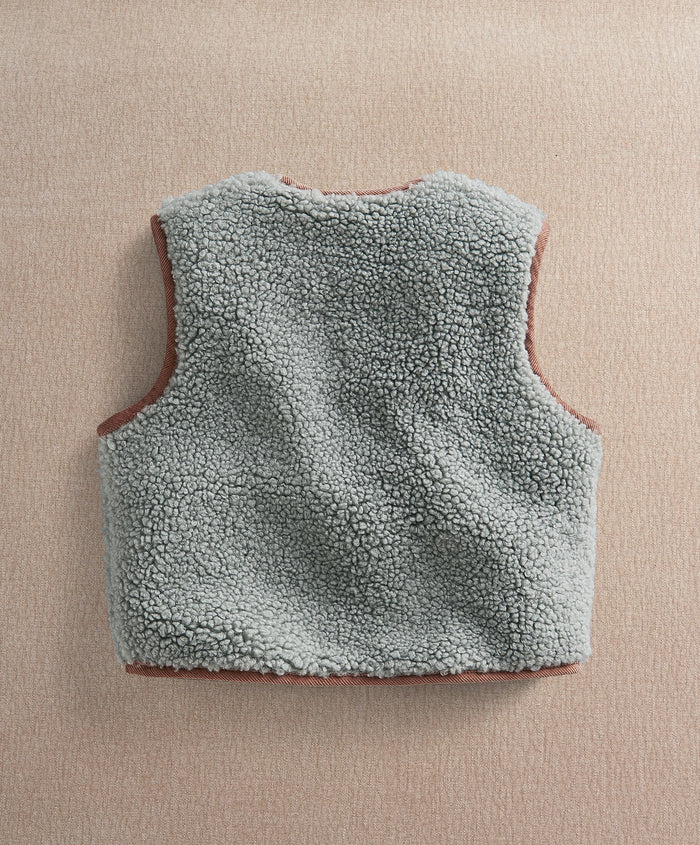 Mamas & Papas Jackets & Coats Borg Gilet