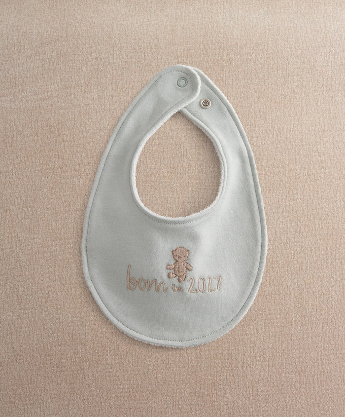 Mamas & Papas Bibs & Muslins Blank Born in 2027 Bib - Blue