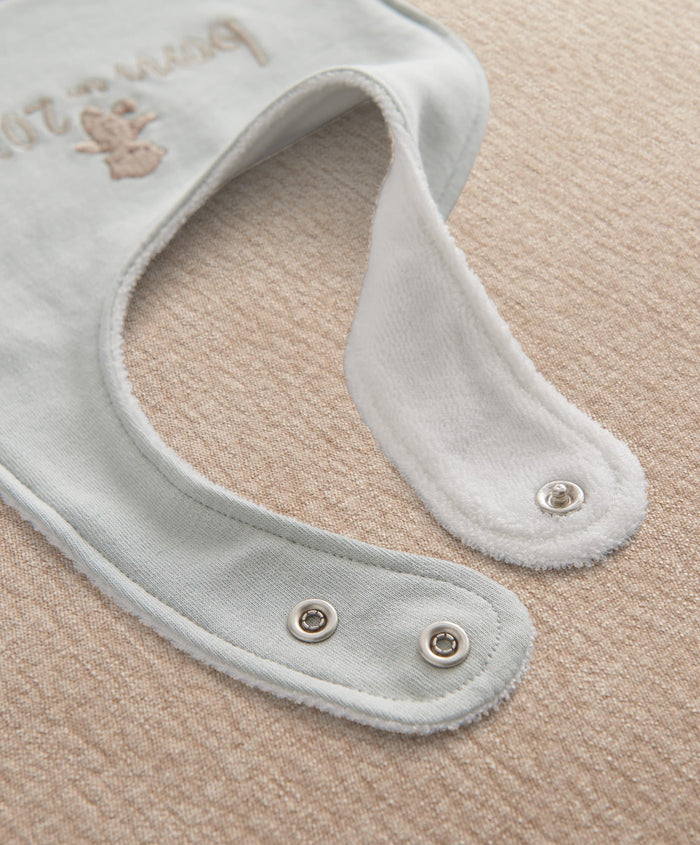 Mamas & Papas Bibs & Muslins Blank Born in 2027 Bib - Blue