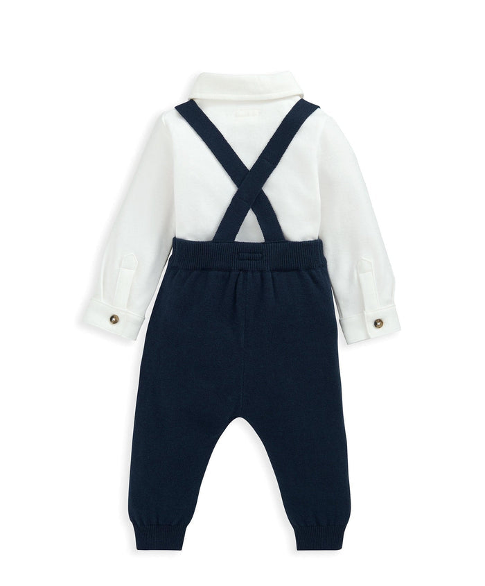 Mamas & Papas Outfits & Sets Bow Tie, Braces, Bodysuit & Trousers Outfit Set