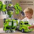 Boy Mecha Model Engineering Mixer Transformed into Robot Children's Deformation Toys Birthday Gift