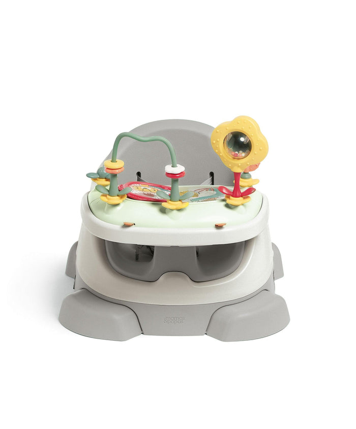 Mamas & Papas Booster Seats Bug 3-in-1 Floor & Booster Seat with Activity Tray - Pebble Grey