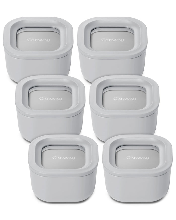 Caraway 6-Piece Glass Food Storage Container Set