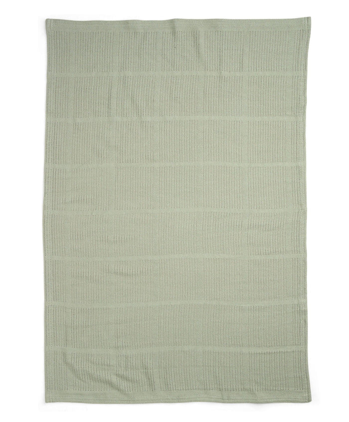 Mamas & Papas Blankets Cellular Blanket - Sage