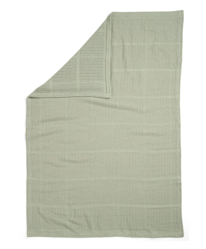 Mamas & Papas Blankets Cellular Blanket - Sage