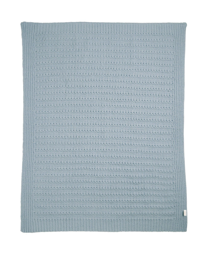 Mamas & Papas Blankets Chenille Blanket - Blue Stripe