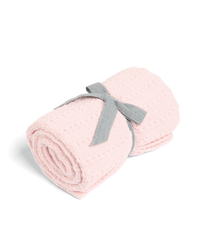 Mamas & Papas Blankets Chenille Blanket - Pink Stripe
