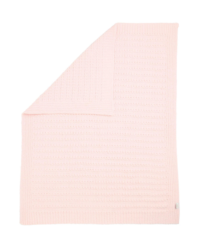 Mamas & Papas Blankets Chenille Blanket - Pink Stripe