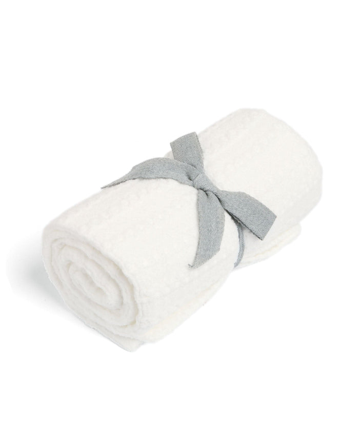 Mamas & Papas Blankets Chenille Blanket - White Stripe