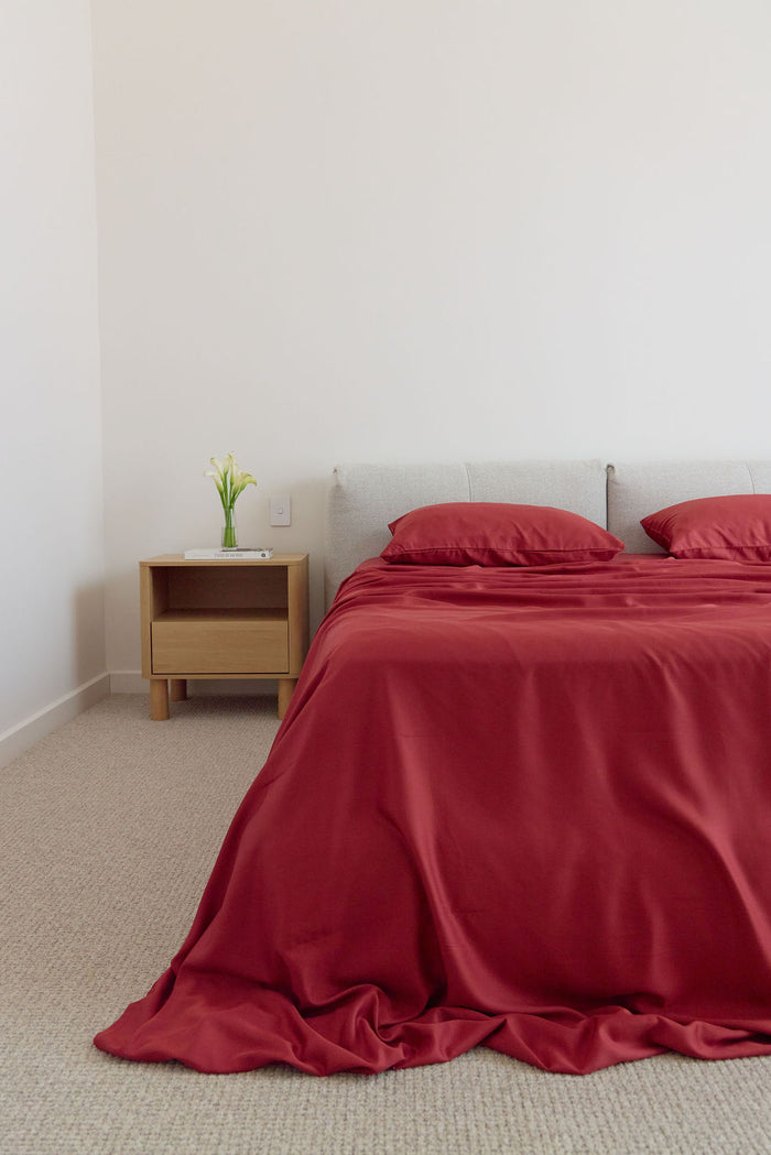 Cherry Bamboo Sheet Set
