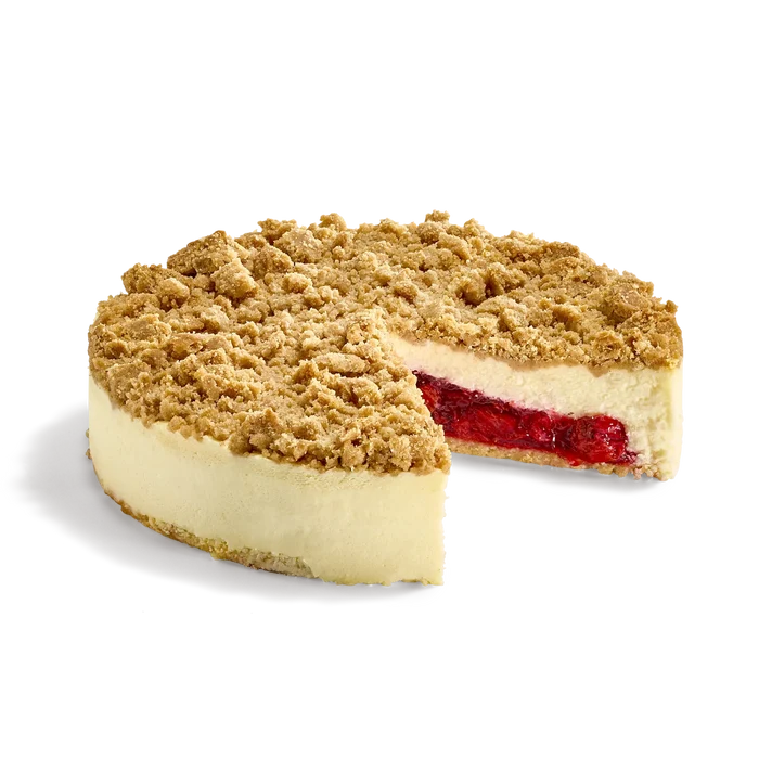 Cherry Crumb Cheesecake