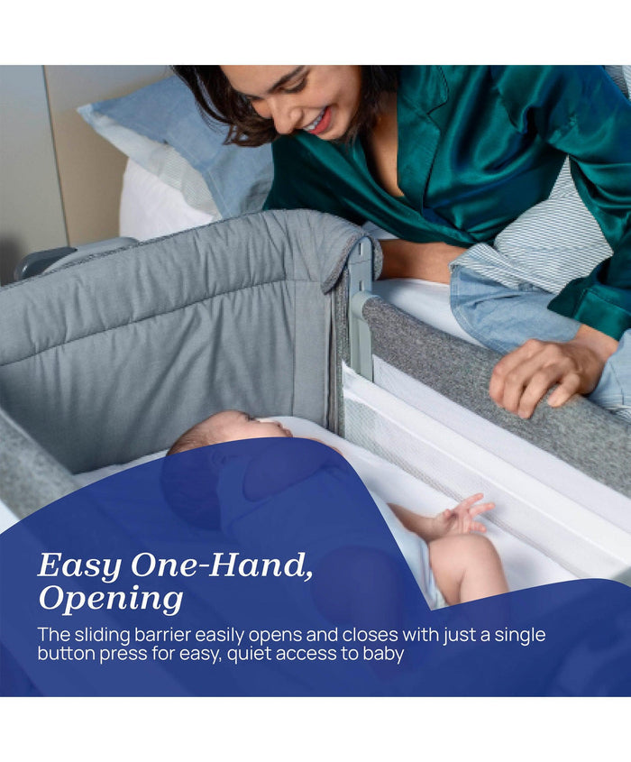 Chicco Chicco Next2Me Magic Evo Bedside Crib – Dark Grey