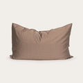 Chocolate Gingham Bamboo Pillowslip
