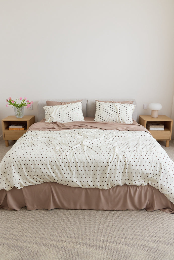Cloud Polka Dot Bamboo Quilt Cover