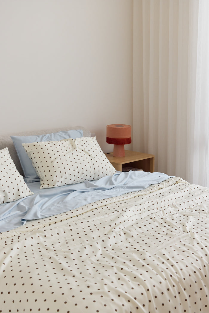 Cloud Polka Dot Bamboo Quilt Cover