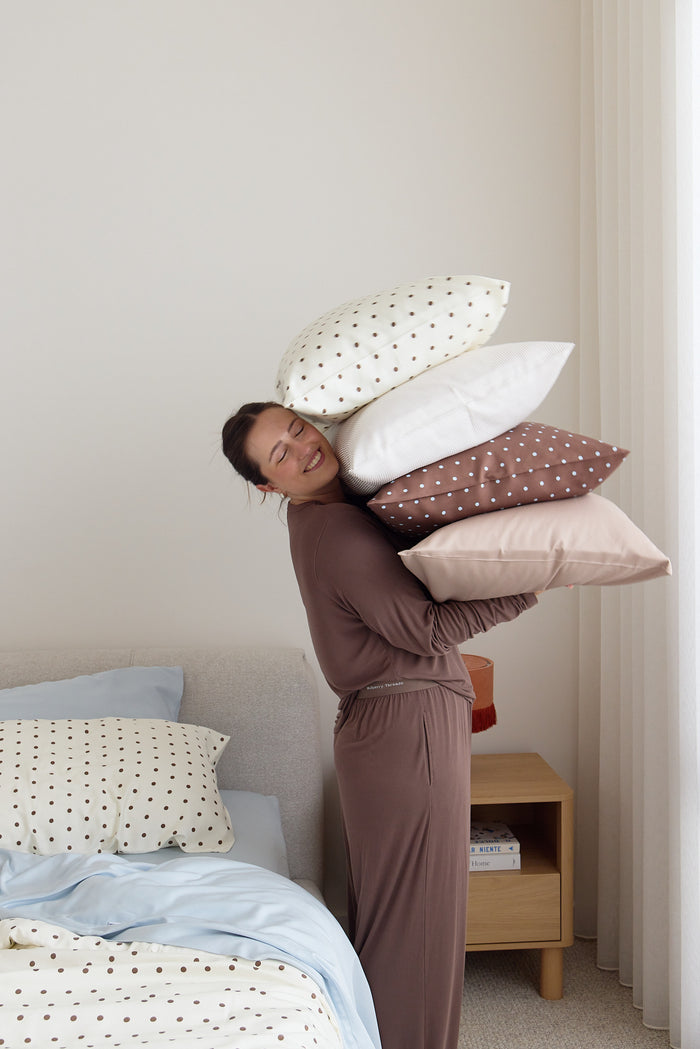 Cloud Polka Dot Bamboo Quilt Cover