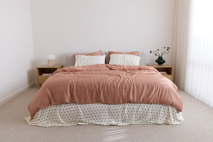 Cloud Polka Dot Bamboo Sheet Set